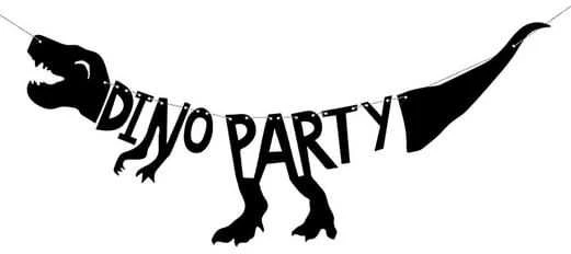 Party Deco PartyDeco GRL40, Juosta, Popierius, Juoda, Vakarams, Sieninis, 900 mm