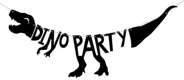 Party Deco PartyDeco GRL40, Juosta, Popierius, Juoda, Vakarams, Sieninis, 900 mm