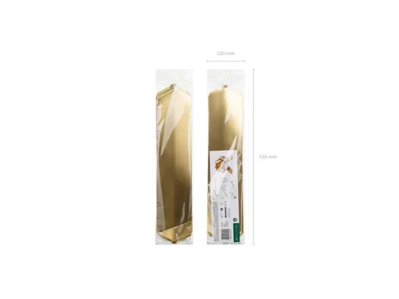 Party Deco Dekoratyvinis kaspinas 40cm 1 vnt auksinis