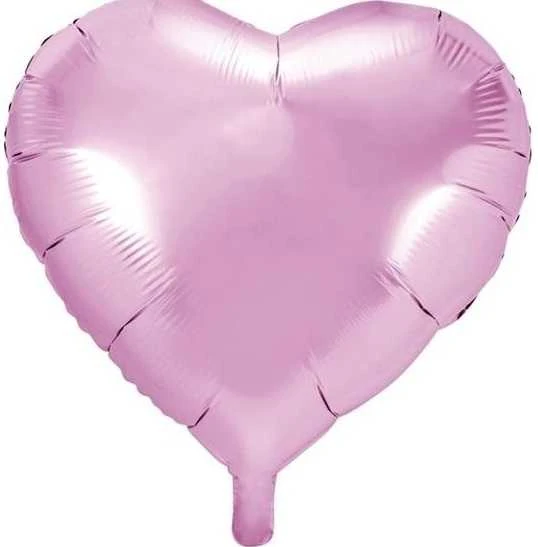 Party Deco Folinis balionas "Širdelė" 61cm rožinė