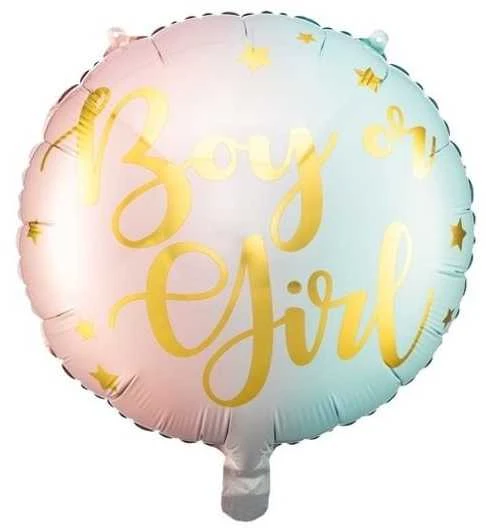 Party Deco Folinis balionas "Berniukas ar mergaitė" 35 cm