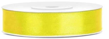 Party Deco Juostelė satino 12mm/25m geltona