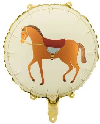 PartyDeco balionas folijos arkliukas 45 cm mišrus FB276 85657