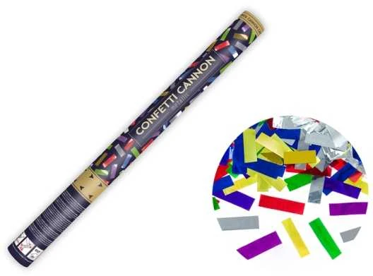 Party Deco Konfeti patranka įvairių spalvų 60cm 1 vnt