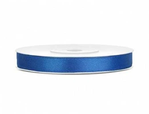 Party Deco Juostelė satino 6mm/25m mėlyna