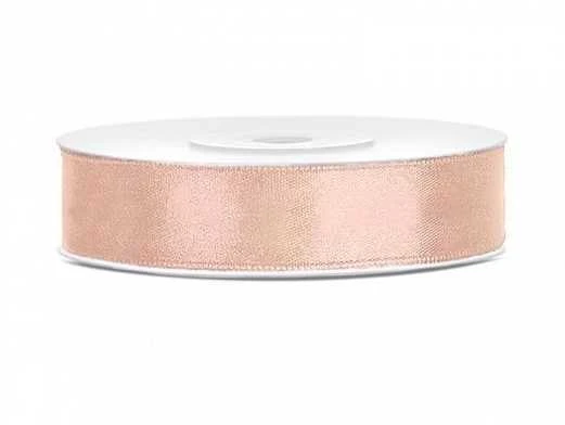 Party Deco Juostelė satino 12mm/25m šviesiai rusva