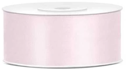 Party Deco Paperseal Satininė juostelė, 25mm/25m, šviesiai rožinė