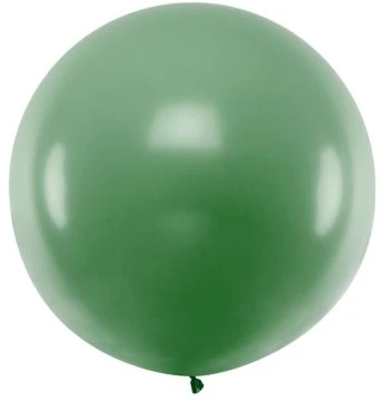 Party Deco Balionas 1m skersmens tamsiai žalias