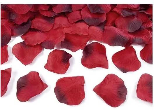 Party Deco Dekoratyviniai rožės žiedlapiai raudoni 100vnt