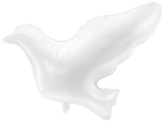 Party Deco PartyDeco Folinis balionas "Baltas balandis" 77 x 66 cm