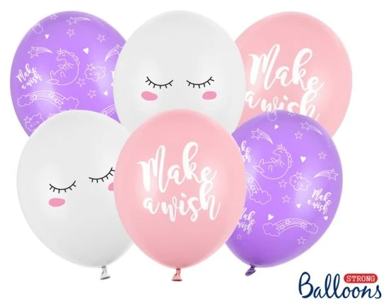 Party Deco PartyDeco Balionai Vienaragis 30 cm 6 vnt.