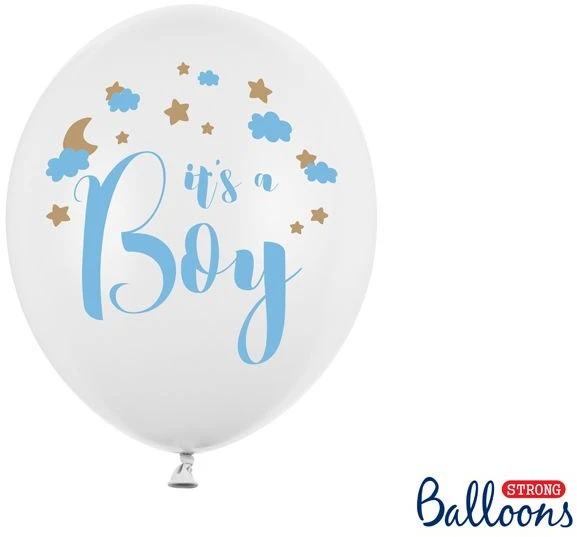 Party Deco Balionai Its a boy" 30cm 6 vnt