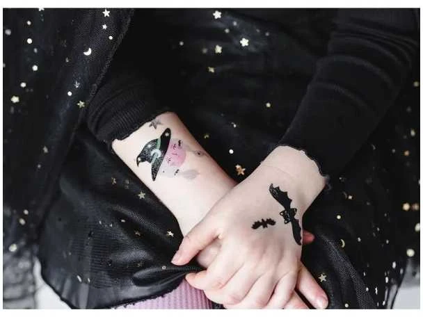 Party Deco Tattoo rinkinukas helovinui "Hocus Pocus" 20 vnt