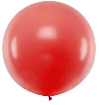 Party Deco Balionas 1m skersmens raudonas