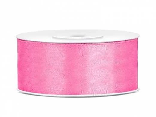 Party Deco Juostelė satino 25mm/25m rožinė