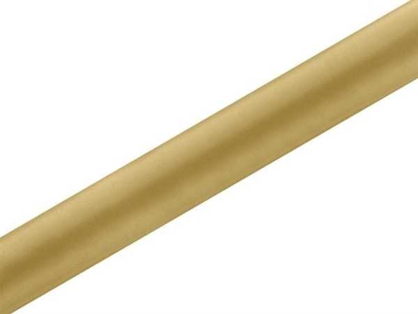 Party Deco Lygus satinas, auksinis, 0,36 x 9 m. universalus