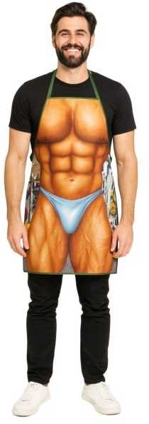 Partychimp Bodybuilder prijuostė