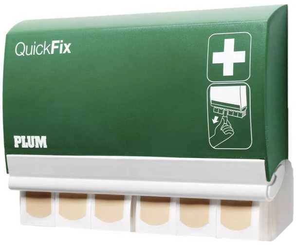 Pleistrų laikiklis + 90 pleistrų PLUM QuickFix Textile