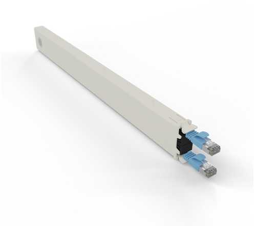 PATCHBOX CONEX8STPBL kabelis sieciowy Mėlyna 0,8 m Cat6a U/FTP (STP)