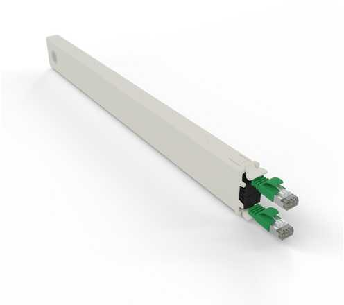 PATCHBOX CONEX8STPGR kabelis sieciowy Žalias 0,8 m Cat6a U/FTP (STP)