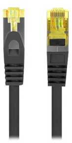 PATCHCORD KAT.6A S/FTP LSZH CU 1,5M JUODA FLUKE PASSED LANBERG
