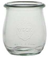 Stiklinis „Weck“ Tulip 220 ml Ø7,18x8 cm dangtelio stiklas, vnt