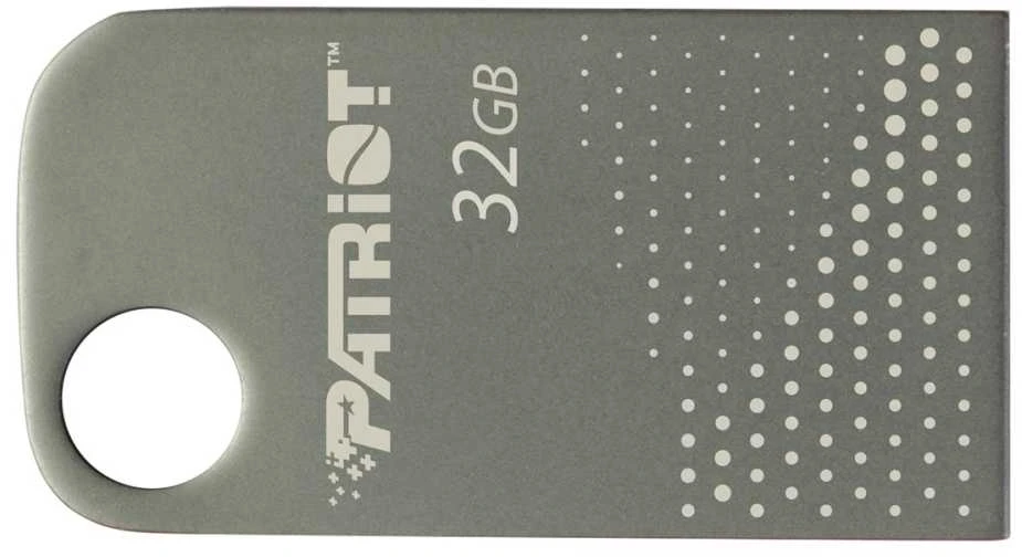Patriot FLASHDRIVE Tab300 32GB USB 3.2 120MB/s, mini, aliuminio, sidabrinis