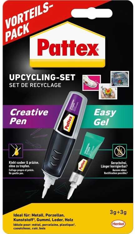 Pattex Klej sekundowy Upcycling Set Creative Pen + Easy Gel retail