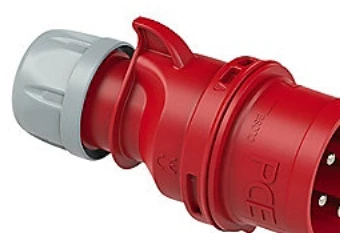 PCE Nešiojamas kištukas su fazių perjungikliu Twist 32A 400V 3P+N+N IP44 7025-6