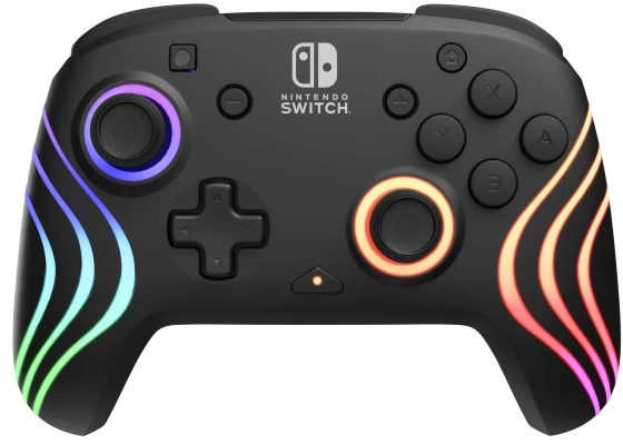 PDP Gaming Afterglow Wave Enhanced laidinis valdiklis, skirtas XBOX Series X|S, One, PC | Juoda