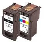 Tusz Peach Printhead Peach Economy Pack Canon PG-510 CL-511 bk,c,m,y Comp. - PI100-220