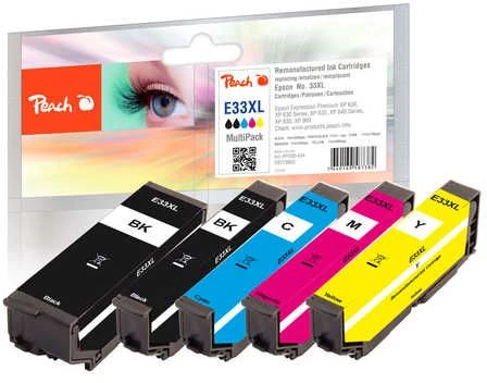 Peach Peach Patrone Epson No.33XL T3357 daugiapakis bk,pbk,c,m,y restauruotas