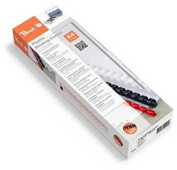 Peach Persikų persikų rišamos šukos 20mm wh A4 100 vnt - PB420-01