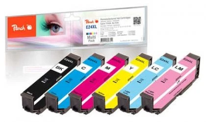 „Tusz Peach Patrone Peach Epson Photo Nr. 24XL“ kelių pakuočių mažmeninė pakuotė - PI200-293