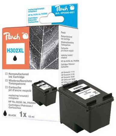 Peach Peach PI300-651 rašalo kasetė 1 vnt. Didelės (XL) išeigos juoda