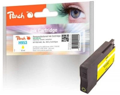 Rašalas Peach Peach HP Nr.953 geltona su OEM lustu, perdirbtas