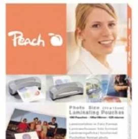 Peach Persikų laminavimo folija, 106 x 156 mm, 125 mic, termo, 25 vnt