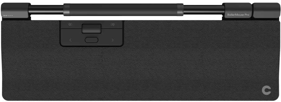 Carruzzo Contour Design RollerMouse Pro kompiuterinė pelė Biuras RF belaidė + Bluetooth + USB Type-A Optinis 2800 DPI