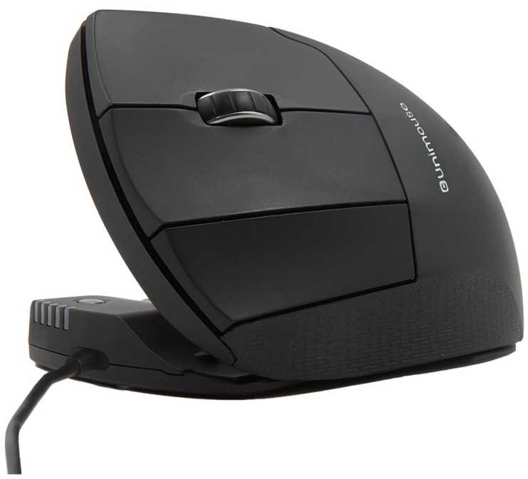 Carruzzo Contour Design Unimouse kompiuterinė pelė Biuras Kairė ranka C tipo USB Optinis 4000 DPI