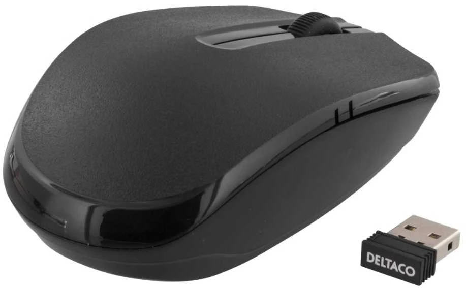 Pelė DELTACO, belaidė, 1000 DPI, 125 Hz, 2.4GHz juoda / MS-798