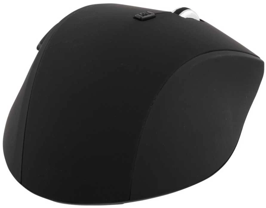 Bevielė optinė pelė DELTACO 1000-1600 DPI, 125 Hz, 6 mygtukai su slinkties mygtuku, 2.4GHz USB nano imtuvas, juoda / MS-805