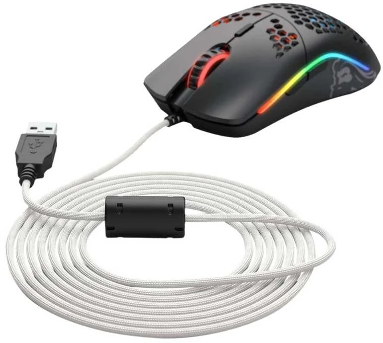Glorious Pelės kabelis Ascended Cable V2 - Arctic White