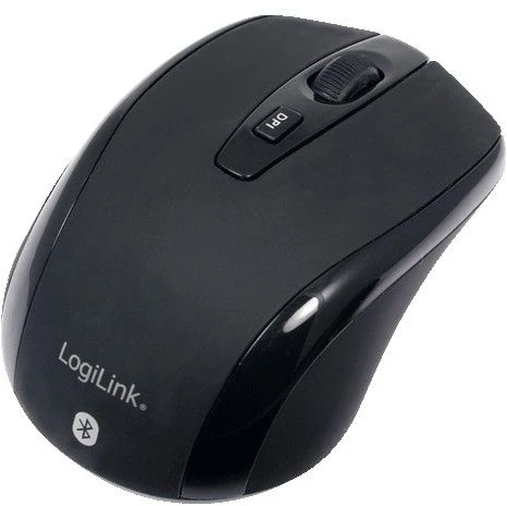 Pelė LogiLink ID0078A, Abiem rankoms, Optinis, „Bluetooth“, 1600 DPI, Juoda