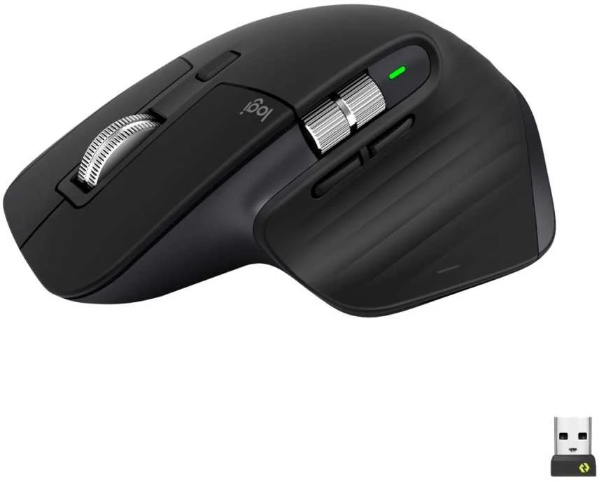 Pelė Logitech MX Master 3S, Juodos spalvos