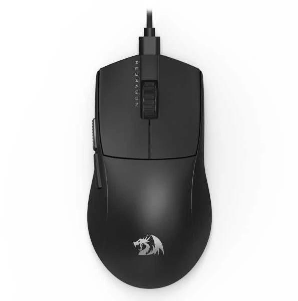 Pelė Myszka žaidimams Redragon M724 su laidu 12400 dpi optinė juoda