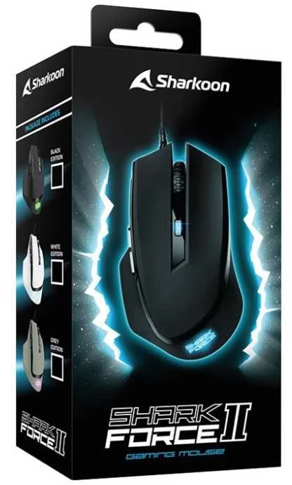 Pelė Sharkoon Shark Force II Juodas