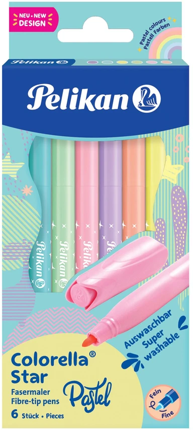 Pelikan Pelikan 822282 mazak Drobny Różne kolory 6 vnt.