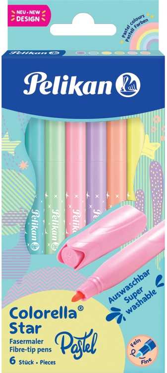 Pelikan Pelikan 822282 mazak Drobny Różne kolory 6 vnt.