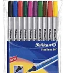 Pelikan Fineliner 96, 10 įvairių spalvų (940676)