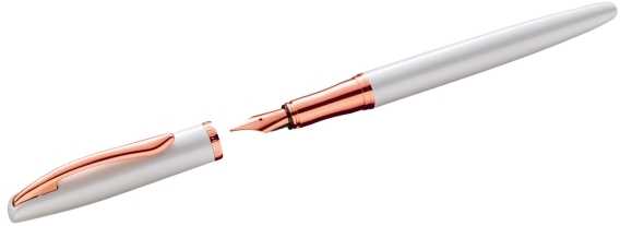 Pelikan Pelikan Füllhalter Jazz Noble Elegance P36 Perlmutt Weiß Faltschachtel
